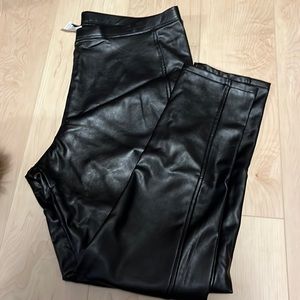 Never Worn Faux Leather leggings